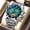 Silver Green, variant on Men Watch Automatic Date Week Man Wristwatch Hollow Tourbillon Mechanical Stainless Steel Men's Watches