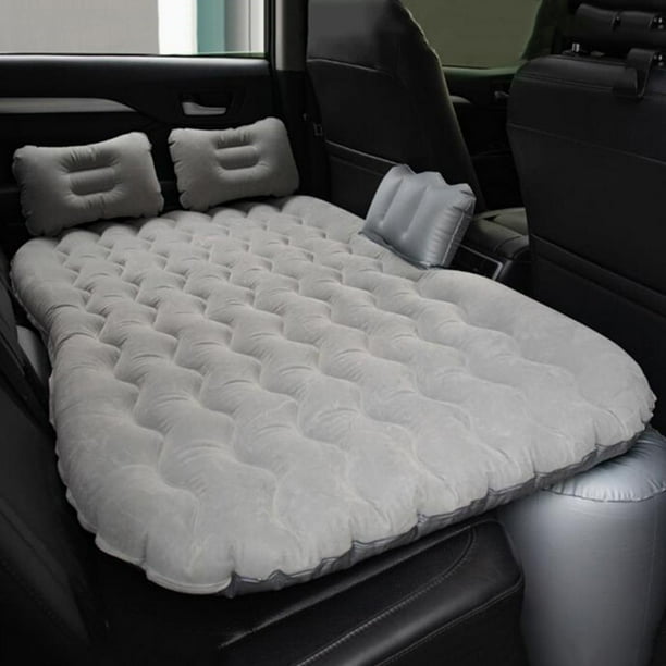 Younar Inflatable Car Air Mattress Car Back Seat Travel Bed with Pillows