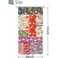 thumbnail image 5 of XSINUFN Boho Floral Polyester Shower Curtain, 36" x 72" Waterproof, 5 of 5