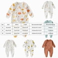 thumbnail image 4 of CAUYDY 3 6 9 12 18 24 Months Newborn Boy Coming Home Outfits Baby Sleepers Preemie Clothing Long Sleeve Bodysuit Fall Winter Infant Boys Pajamas Romper Multicolour for Sizes 1-3 Months, 4 of 8