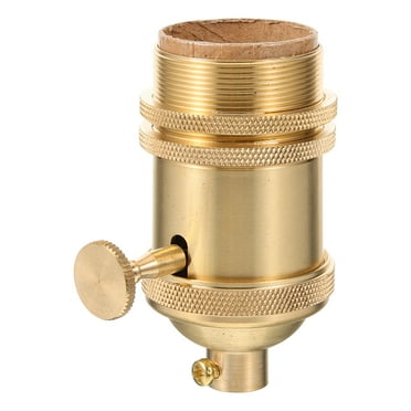 Guiyong Vintage Lamp Socket Screw-in Light Socket Holder Light Bulb Socket with Turn Knob(E26/E27)