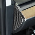 thumbnail image 4 of Real Bright Soft Car Interior Carbon Fiber Sticker Decoration8Pcs Carbon Fiber Side Dashboard Front Slot Cover For Sticker Tesla Model YAuto Car Protection Interior Accessories, 4 of 8