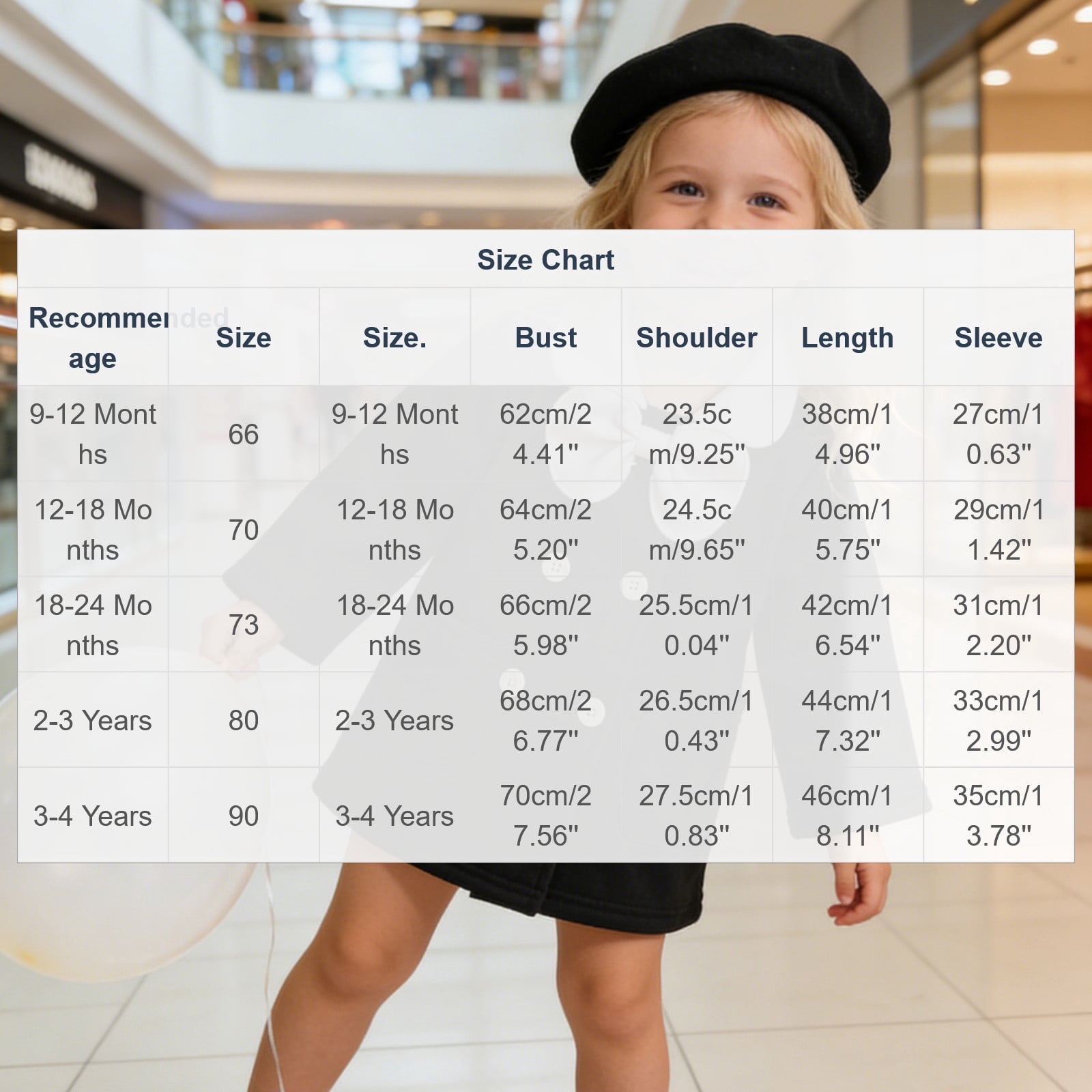 Owordtank Toddler Baby Girl Clothes Jacket Coat Long Sleeve Solid Color Buttons Dress Coat Fall Winter Outfit