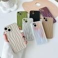 thumbnail image 2 of Water Ripple Pattern Wave Shape Compatible with iPhone Case (Beige,iPhone 15 Pro Max), 2 of 14