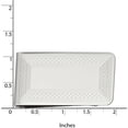 thumbnail image 2 of Primal Steel Rhodium-Plated Patterned Border Money Clip, 2 of 4