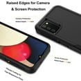 thumbnail image 5 of For Galaxy A03S Case, 2 in 1 Heavy Duty Armor Shockproof Cases,Hisdou Hybrid Dual Layer Rubber Drop Protection Grip Plastic Bumper Sturdy Phone Cover for Samsung Galaxy A03S 6.5"-Black, 5 of 6