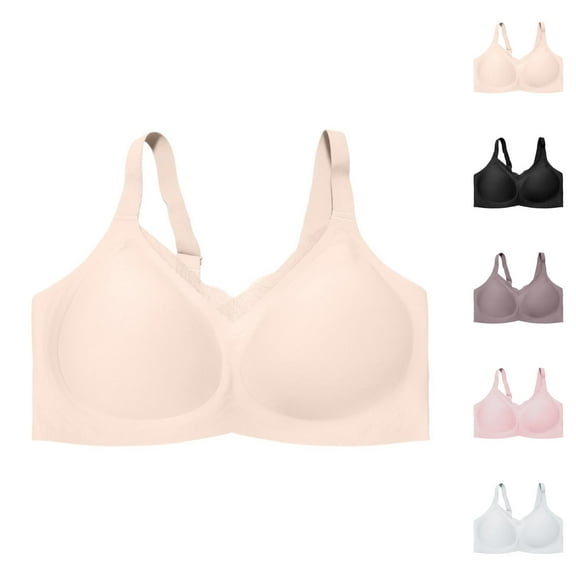 Wireless Seamless Bras for Women Plus Size No Underwire Comfortable Back Support Bralettes Everyday Bra