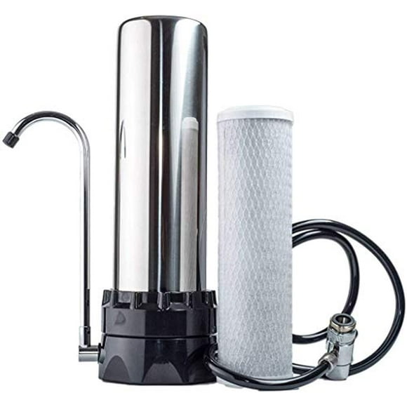 Lake Industries The Stainless Steel Countertop Water Purifier Filter (10 Micron Carbon Block)