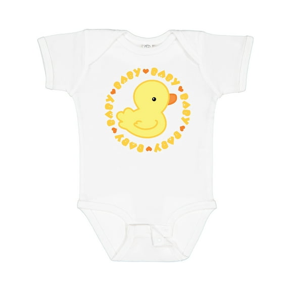 Inktastic Baby Yellow Duck Cute Boys or Girls Baby Bodysuit