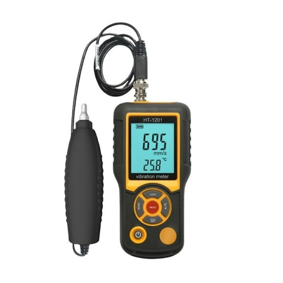 HT-1201 Portable Vibration Meter Analyzer 0.1~199.9m Ht-1201 Digital Split Type Vibrometer