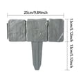 thumbnail image 3 of 10PCS Landscaping Edging Border Plastic Garden Border Edging Bulk for Decorative Stone Like Flower Bed Fence Set for Yard Landscaping Stakes for Plant, 3 of 7