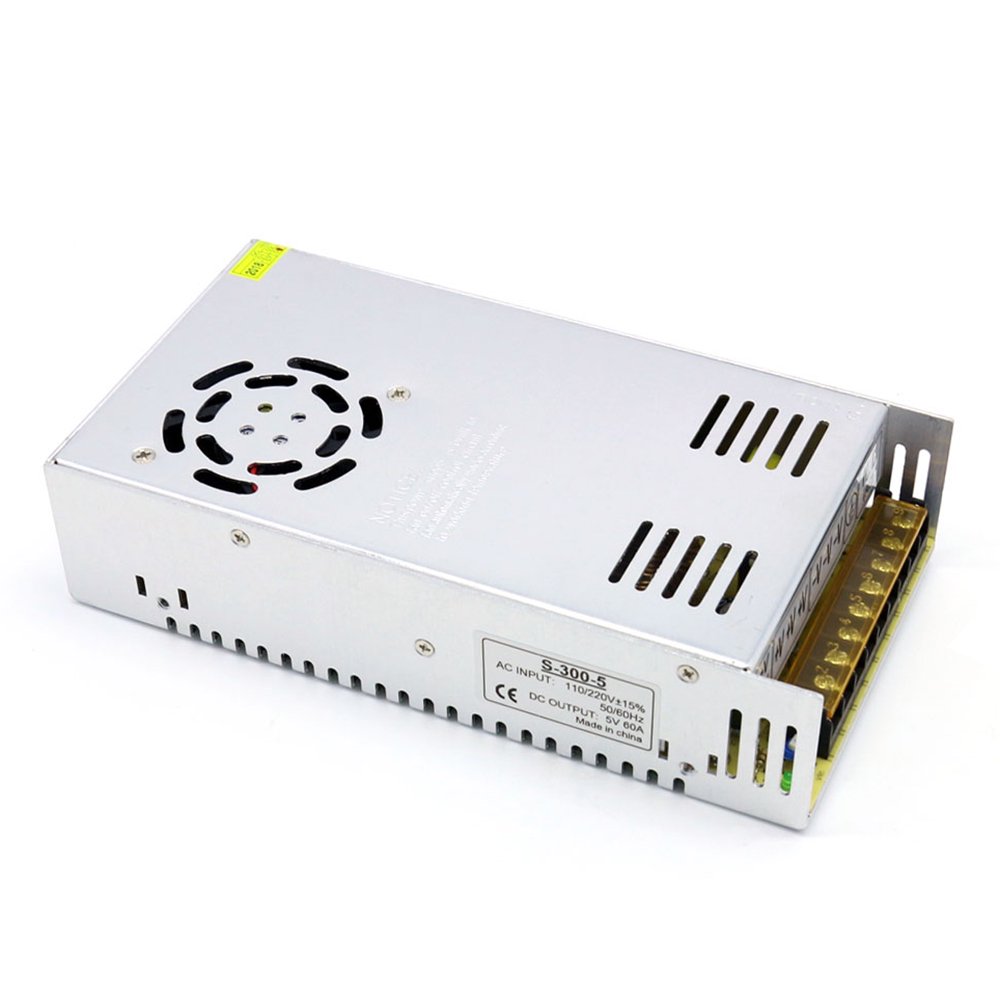 AC To DC 5V 60A 300W Voltage Transformer Regulated Switching Power