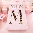 thumbnail image 5 of meiyoeat Fashion Cheetah Monogram M Print Queen Sheets,Cute Bowknot Queen Sheet Sets For Girl,4Pcs,1 Flat Sheet,1 Fitted Sheet And 2 Pillowcases, 5 of 6