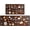 Kitchen Brown, variant on Kitchen Mats for Floor 2 Piece Set,Farmhouse Kitchen Rug Vintage Style Theme Decor,Absorbent Washable Non-Slip Floor Mats (Kitchen Brown)