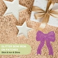 thumbnail image 5 of Glitter Bow Iron on Patches Sequin Sew on Bows Embroidered Applique Fit for Jeans Jackets Women Clothes Hats Backpacks Pink, 5 of 7