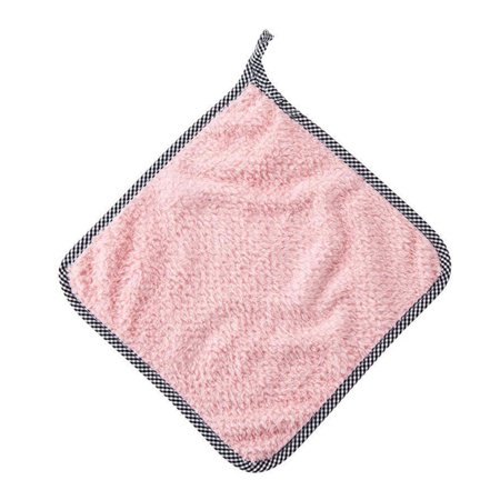 

Ringshlar Kitchen Cleaning Rags Non-Linting Absorbent Wicks Small Square Towels Hanging Fleece Hand Towels