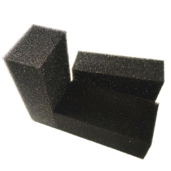 Qzbhct Aquarium Filter Pads, Aquarium Sponge Filter Sponge Open Cell Foam Block Foam Filter Material, 7.5" x 4" x 2.75" (Pack of 3)