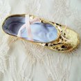 thumbnail image 5 of huanledash Women Girl Shining Faux Leather Ballet Gymnastics Dance Shoes, 5 of 6