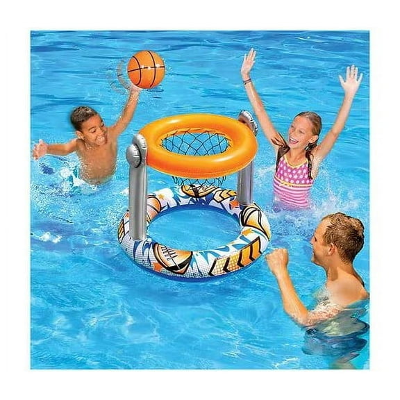 Sun 'N Fun 2 In 1 Inflatable PVC Basketball Football Pool Game