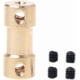 thumbnail image 3 of Coupler for 25mm Motor Copper Shaft Coupling Coupler Connector Sleeve Adapter SENMIAOTH (Inner Diameter : Type 2 3mm), 3 of 5
