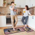 thumbnail image 7 of SKYSONIC Creative American Flag Kitchen Mats and Rugs Funny Cute Dog Floor Runner Area Rug Washable Carpet Perfect for Living Room Bedroom Entryway,19.7"x27.6"+19.7"x47.2", 7 of 7