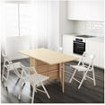 thumbnail image 3 of Ikea Gateleg table, white 1626.2928.1014, 3 of 5