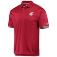 thumbnail image 2 of Men's Colosseum Crimson Washington State Cougars Santry Lightweight Polo, 2 of 3
