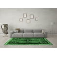 thumbnail image 3 of Ahgly Company Indoor Rectangle Persian Emerald Green Traditional Area Rugs, 2' x 4', 3 of 4