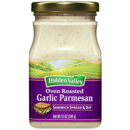 Hidden Valley Oven Roasted Garlic Parmesan Sandwich Spread & Dip, 12.0 OZ