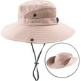 thumbnail image 5 of Muryobao Women's Ponytail Sun Hat UV Protection Foldable Mesh Wide Brim Beach Fishing Hat, 5 of 7