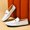 White, variant on New Spring Loafers Men | Slip-On Bean Shoes Flat Casual Shoes Non-Slip Lazy Shoes Breathable Comfortable 100 Single Shoes Non-Slip Rubber Soles Lightweight Wear-Resistant Home Two Wear