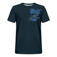 thumbnail image 4 of SDNall Shorts pour Hommes Imprimé Col Rond Mode Décontractée Manches Courtes Blouses Chemises Chemises pour Hommes, Tee-Shirts Manches Longues pour Hommes, Chemises Manches Longues pour Hommes, 4 of 4