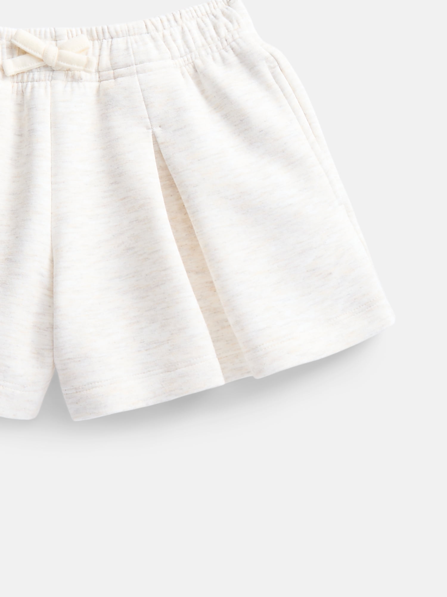 Wonder Nation Toddler Girls Athletic Pleated Shorts with Bow, Sizes 12M-5T