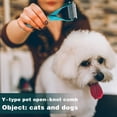 thumbnail image 3 of Pet Knotting Comb Special for Dogs to Shave, Remov Hair, Remov Hair and Clean The Tool Cats Comb to Remov Floating Hair and Knot Articles, 3 of 5