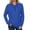 Blue, variant on Womens Fashion Tops Hoodies for Women Pullover Oversized Sweatshirts Long SLeeve Shirts Loose Fit Navy XXL