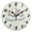 Black, variant on Sleeping Elephants on Clouds Round Wall Clock Battery Operated Silent Non-Ticking Bedroom Office Kitchen Home School Decor 10"(Black)