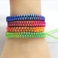 thumbnail image 5 of 10 PCS Mix Color Nepal Woven Friendship Bracelets with a Sliding Knot Closure Adjustable Bracelets for Teen Girls Party Favors, 5 of 7