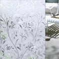 thumbnail image 1 of SHCKE Frosted Window Film Flower Patterned Opaque Window Film Anti-UV Window Sticker (17.7" - 39.4"), 1 of 5