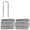 4" x 200 Pcs, variant on 16 Pack Garden Landscape Staples 6 Inch Soaker Hose Stakes 11 Gauge Drip Line Irrigation Stakes Water Hose Hooks Galvanized Lawn U Pins Sod Nails for Chicken Wire, Drip Tubing, Dog Fence