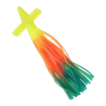 Octopus Biomimetic Bait UV Squid Soft Bait Oil Boat Fishing Tow Bait Golden Spear Soft Sea Fishing Bird Teasers