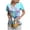 Light Blue, variant on COMVALUE Scrub Tops for Women Plus Size Stretch V Neck Short Sleeve Nursing Scrub Shirts Lightweight Medical Uniform (Blue, L)