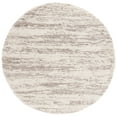 thumbnail image 2 of SAFAVIEH Hudson Jack Abstract Shag Area Rug, Ivory/Beige, 7' x 7' Round, 2 of 11