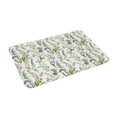 thumbnail image 2 of Xecao Wisteria Flower print Flannel Mat: Non-slip, 16x24in. Ideal for kitchen, bedroom, bath & living room., 2 of 9