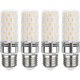 thumbnail image 1 of Bombilla LED E27 de 12 W, luz blanca fría de 6000 K, 450 lm, luz de 360°, equivalente a halógeno de 100 W, CA 230 V, no regulable, bombilla LED E27 pero cálida para luz de techo, juego de 4, 1 of 1