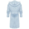 thumbnail image 6 of Seductiva Clearance Women's Lightweight Robe Women Hooded Bathrobe Lightweight Soft Plush Long Flannel Sleepwear Hooded Bathrobe Plush Long Warm Robe with Belt Soft Lightweight, 6 of 6