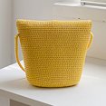 thumbnail image 3 of Bolsos Cruzados Bolsos cruzados de verano Elegante bolso de paja de playa tejido hecho a mano para el trabajo (amarillo) Tmvgtek Para Estrenar, 3 of 9