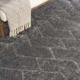 thumbnail image 6 of Nourison Luxurious Shag 7'10" x 9'10" Grey Modern & Contemporary Indoor Rug, 6 of 9