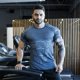 thumbnail image 1 of Camiseta de compresión de secado rápido para hombre, Camiseta corta ajustada para correr, deporte, gimnasio, Fitness, culturismo, entrenamiento, camisetas negras, ropa Tan Jianjun unisex, 1 of 2