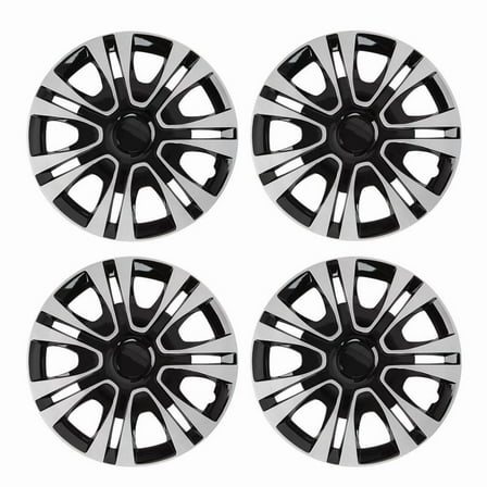 15" Set of 4 Wheel Covers Snap On Hubcaps Full Hub Caps fit R15 Tire & Steel Rim