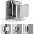 thumbnail image 4 of Door Lock Reinforcer Privacy Door Latch For In-swinging Doors Extra High Resistance Home Door Security Lock, 4 of 4